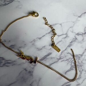 YSL Gold Chain Bracelet